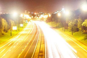 Применение светодиодного освещения на автотрассах 