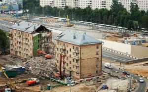 Собянином было подтверждено, что снос в столице хрущевок завершится только в 2016 году